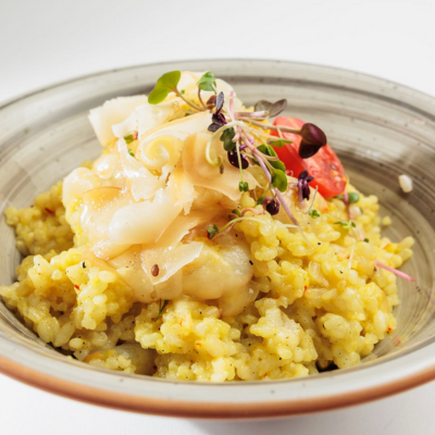 Rižoto sa gamborima i šafranom