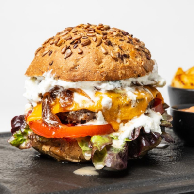 Burger organski juneći dupli